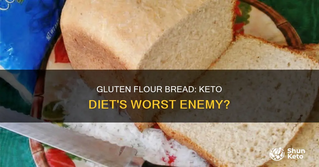 how does high gluten flour bread affect keto