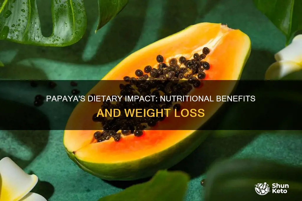 how does papaya effect diets