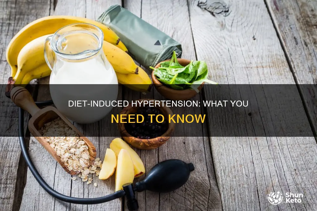 how does poor diet cause hypertension
