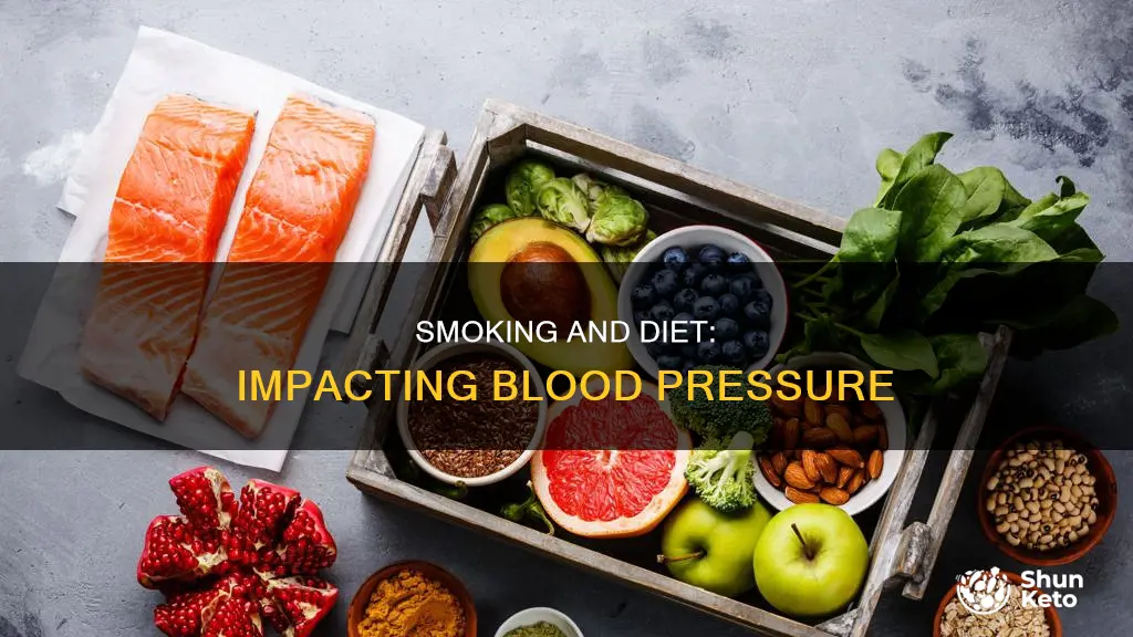 how does smoking and diet increase blood pressure