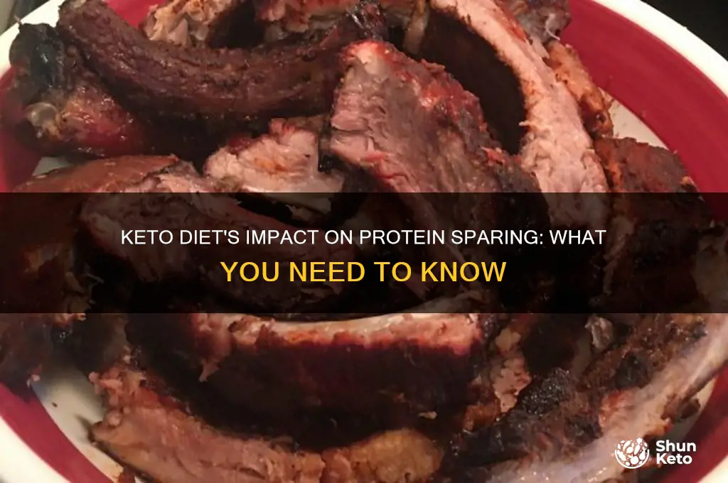 how does the keto diet affect protein sparing