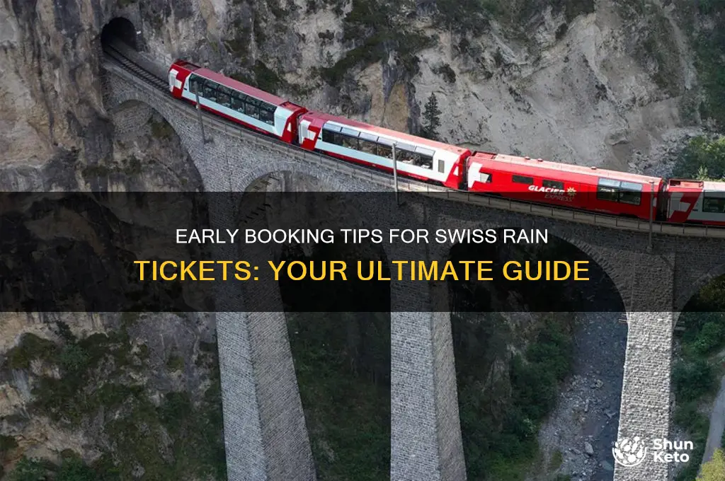 how early can you book swiamss rain tic kets