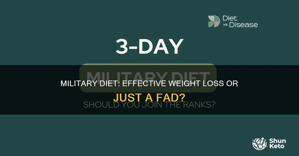 how effective is military diet