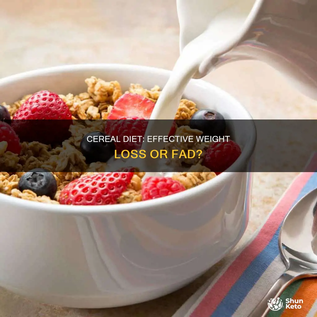 how effective is the cereal diet