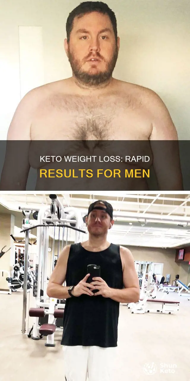 how fast can a man lose weight on keto