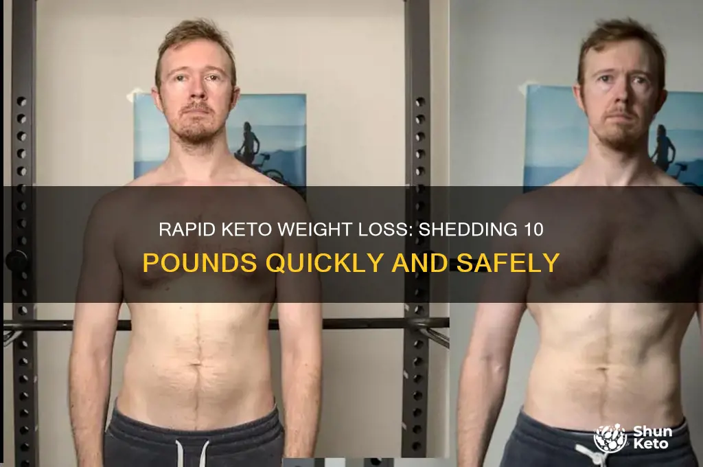 how fast can i lose 10 pounds on keto