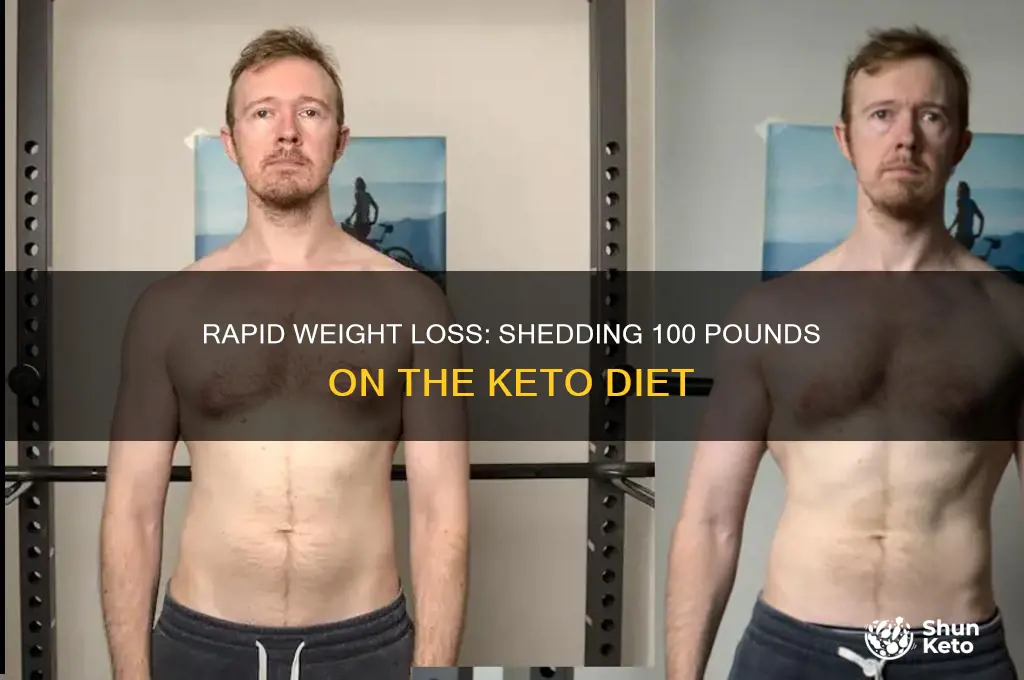 how fast can i lose 100 pounds on keto