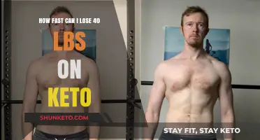 Rapid Weight Loss: Shedding 40 Pounds on the Keto Diet