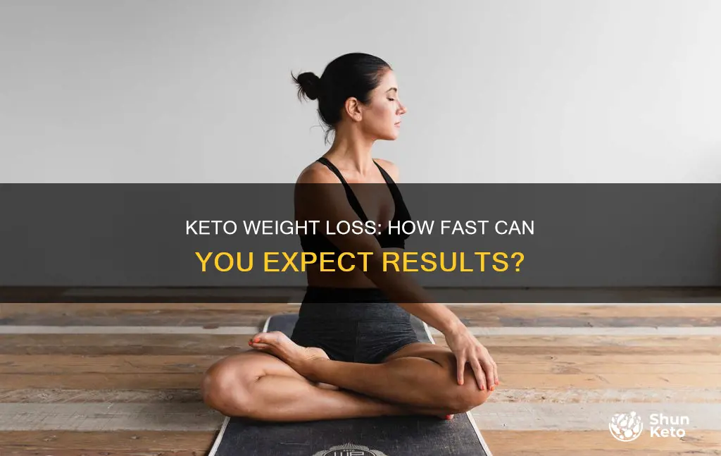 how fast does weight come off on keto