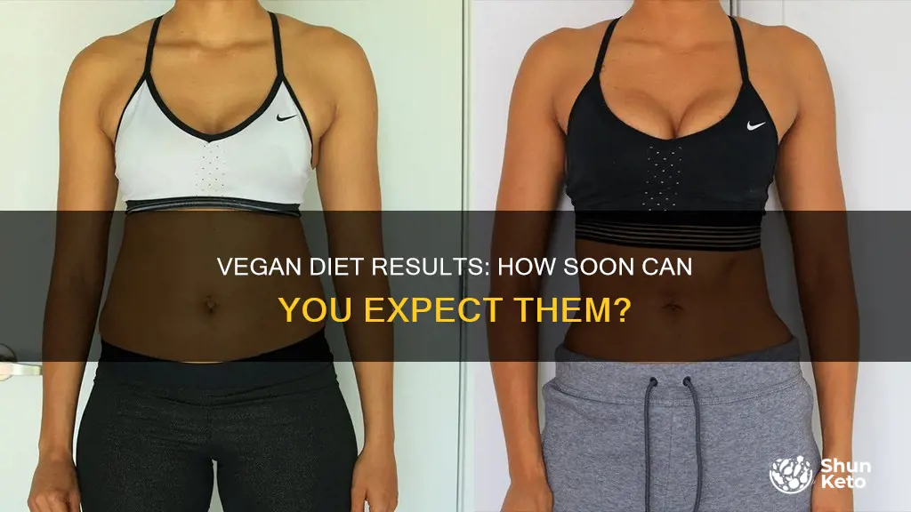 how fast will i see results on vegan diet