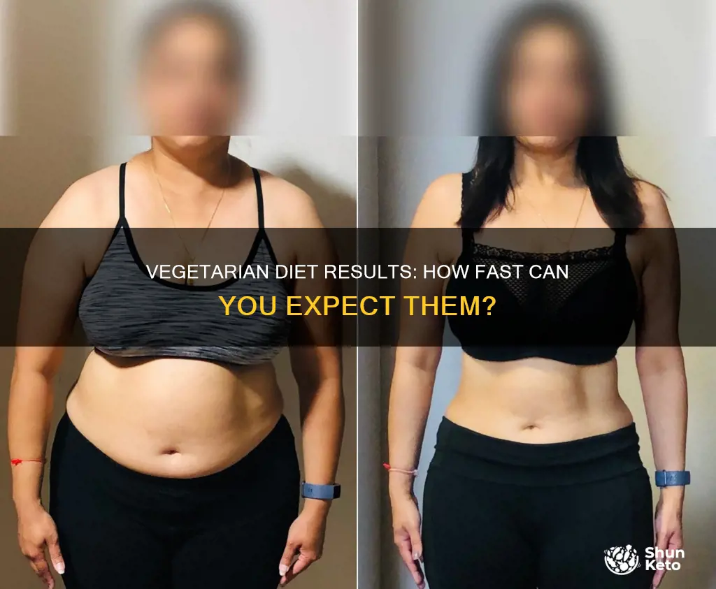 how fast will you see results on a vegetarian diet