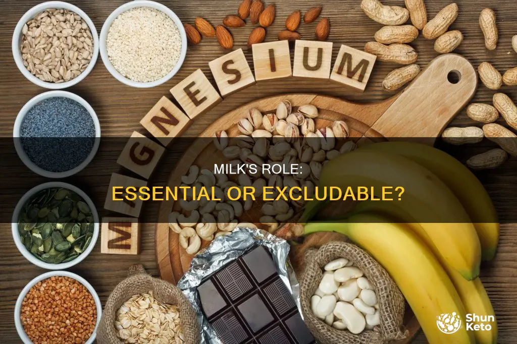 how important is milk in the human diet
