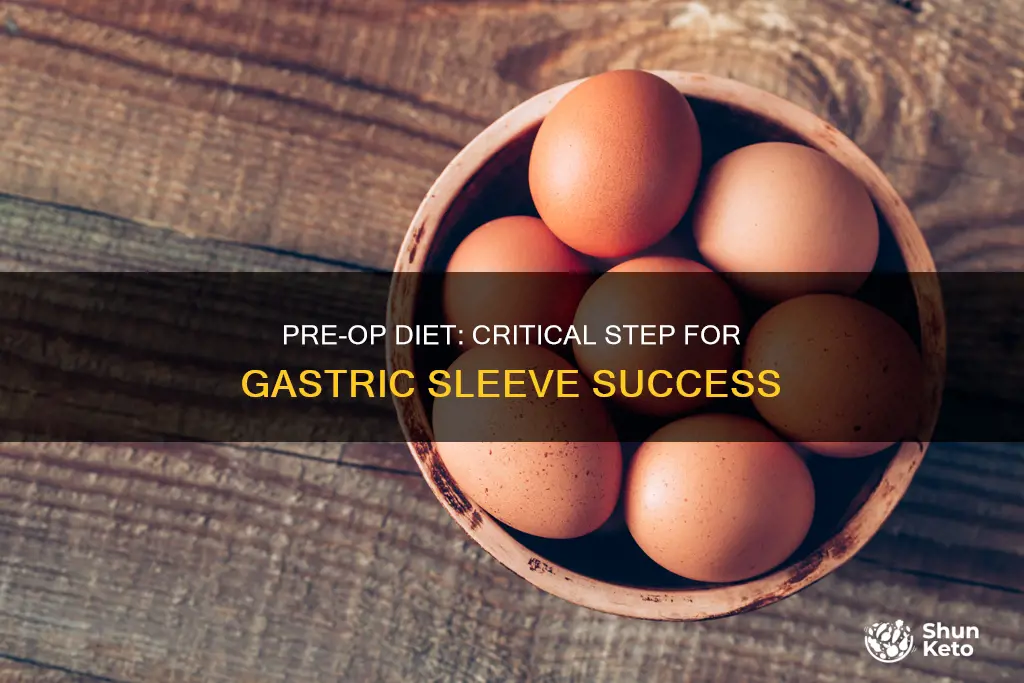 how important is pre op diet for gastric sleeve