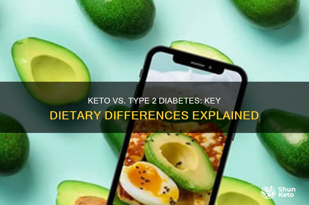 how is a keto diet different from type 2 diabetic