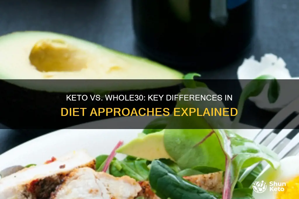 how is keto diet different than whole 30