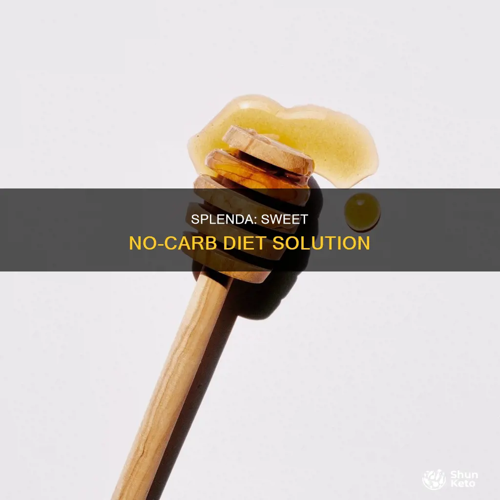 how is splenda diet sugar no carb