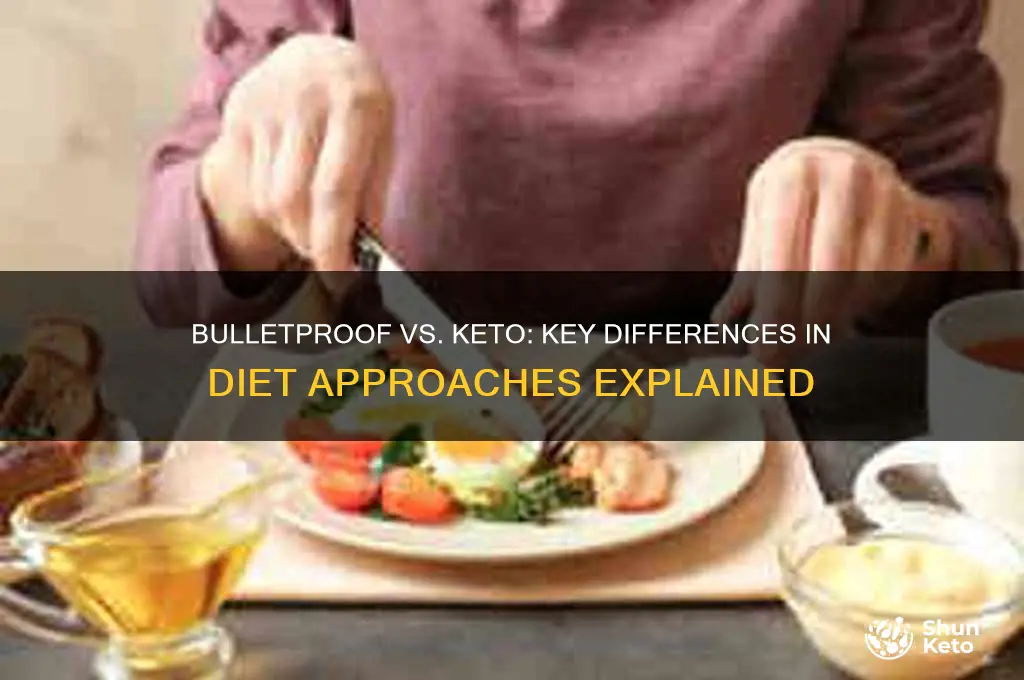 how is the bulletproof diet different from keto