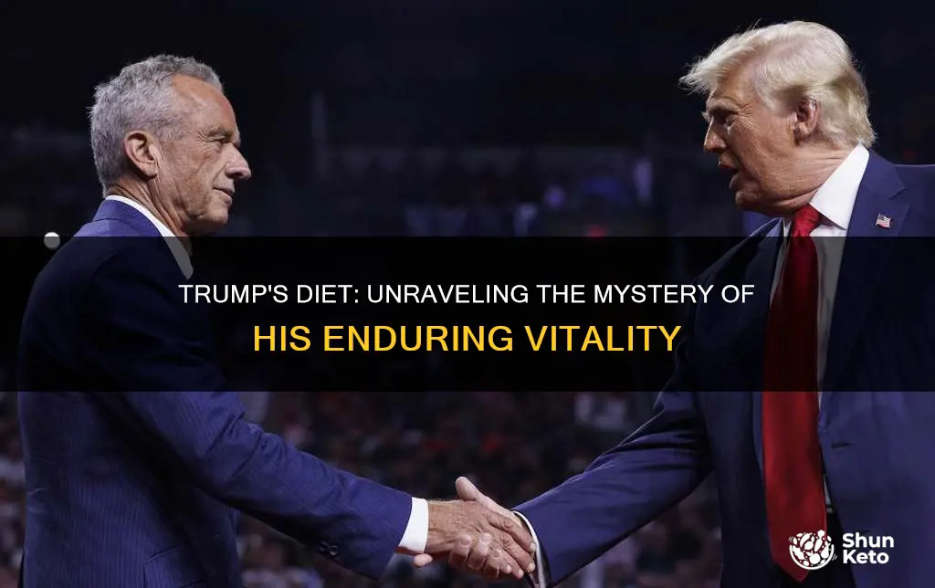 how is trump alive with a diet like that