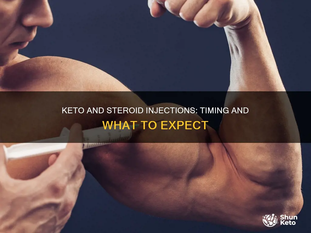 how long after injection steroid keto