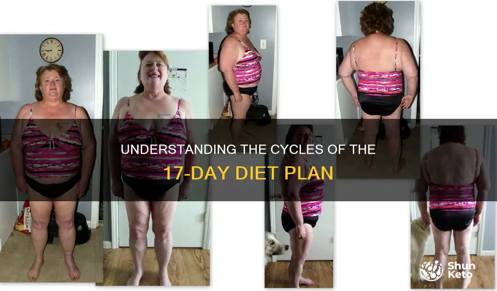 how long are the cycles in the 17 day diet