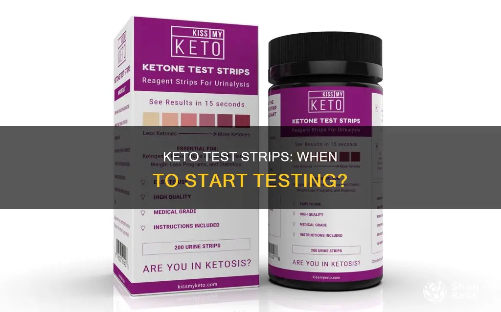 how long before using keto test strips