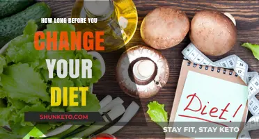 Time to Change Your Diet: When and Why?