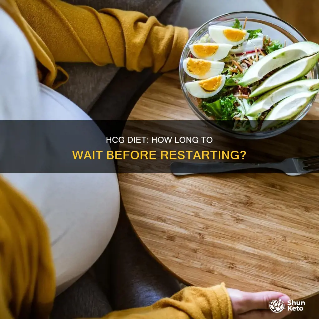how long between rounds of hcg diet