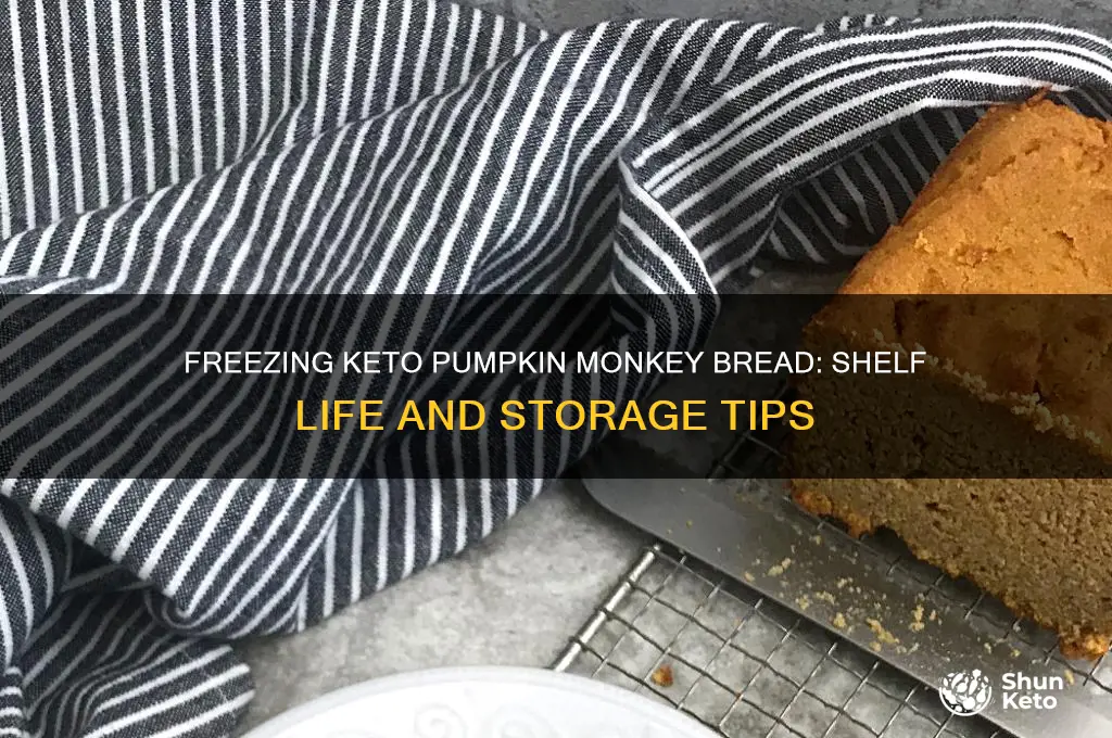 how long can you freeze keto pumpkin monkey bread