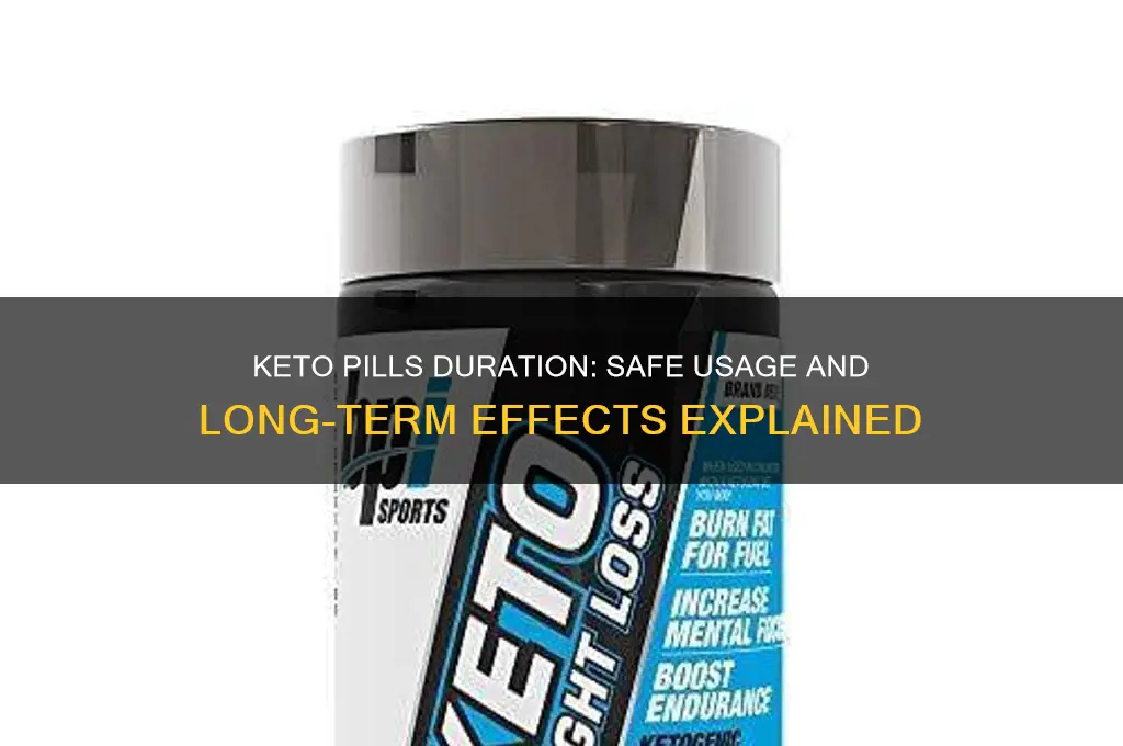 how long can you take keto pills