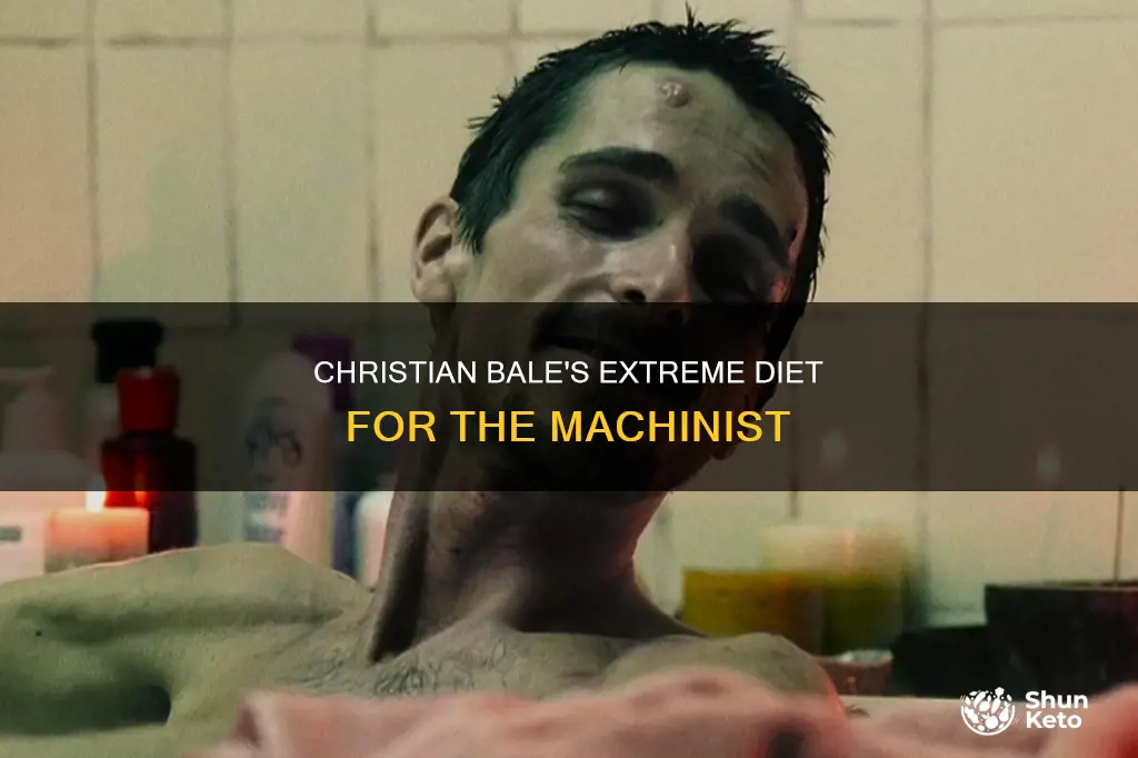 how long did christian bale diet for the machinist