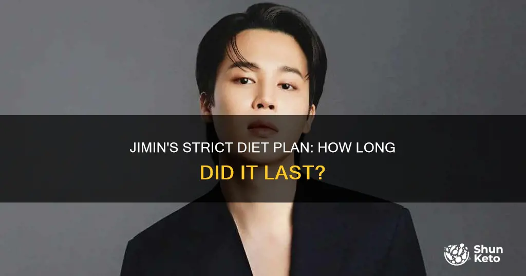 how long did jimin diet