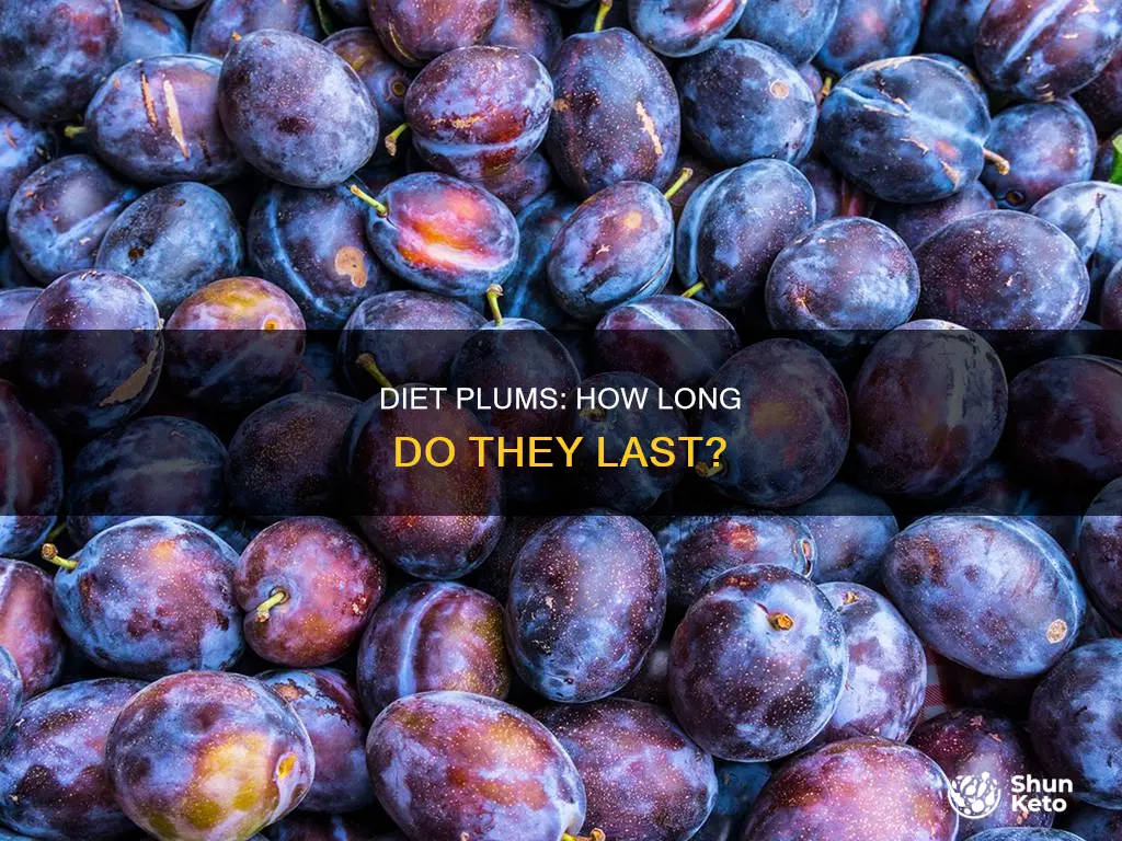 how long do diet plums last