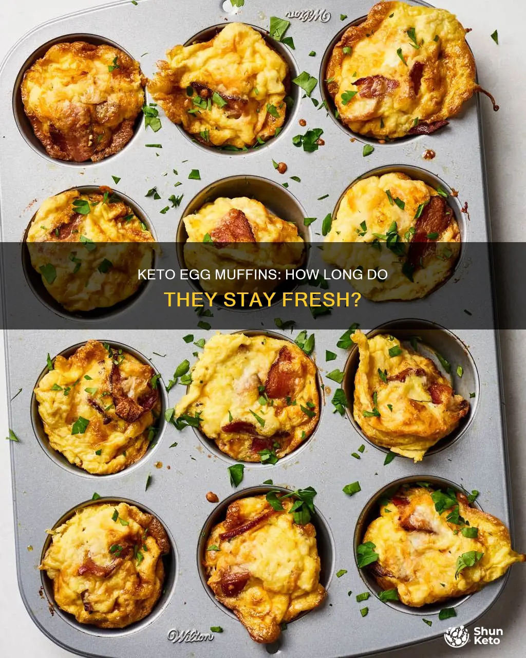 how long do keto egg muffins last