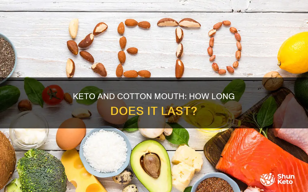 how long does cotton mouth last with keto