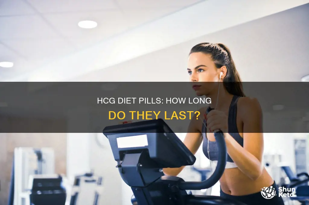 how long does hcg diet pills stay in your system