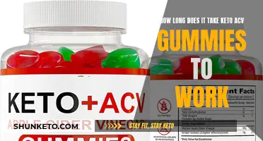 Keto ACV Gummies: How Long Until They Work?