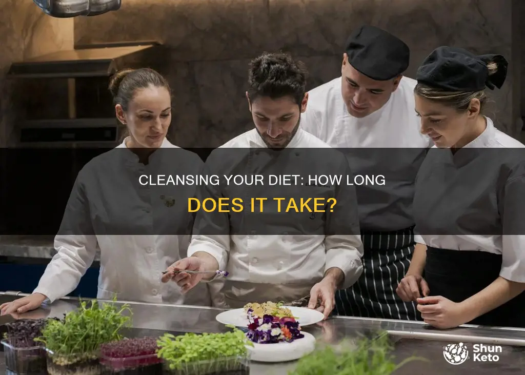 how long does it take to cleanse your diet