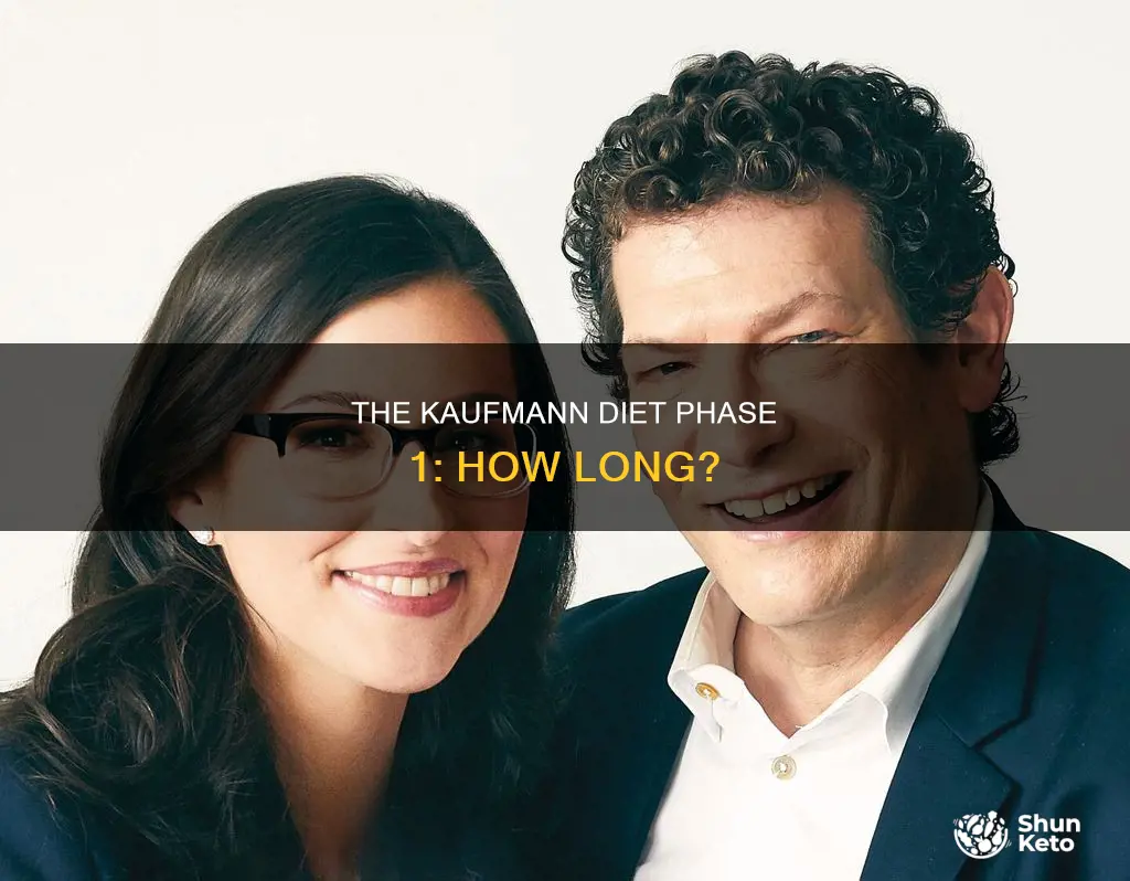 how long does phase 1 of the kaufmann diet last