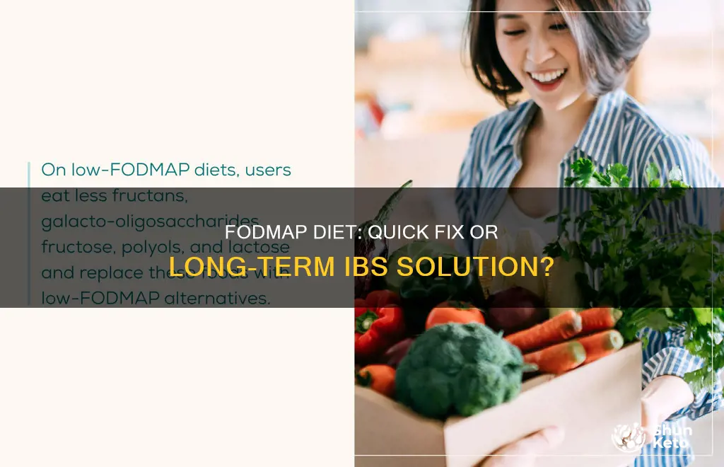 how long does the fodmap diet take to improve ibs