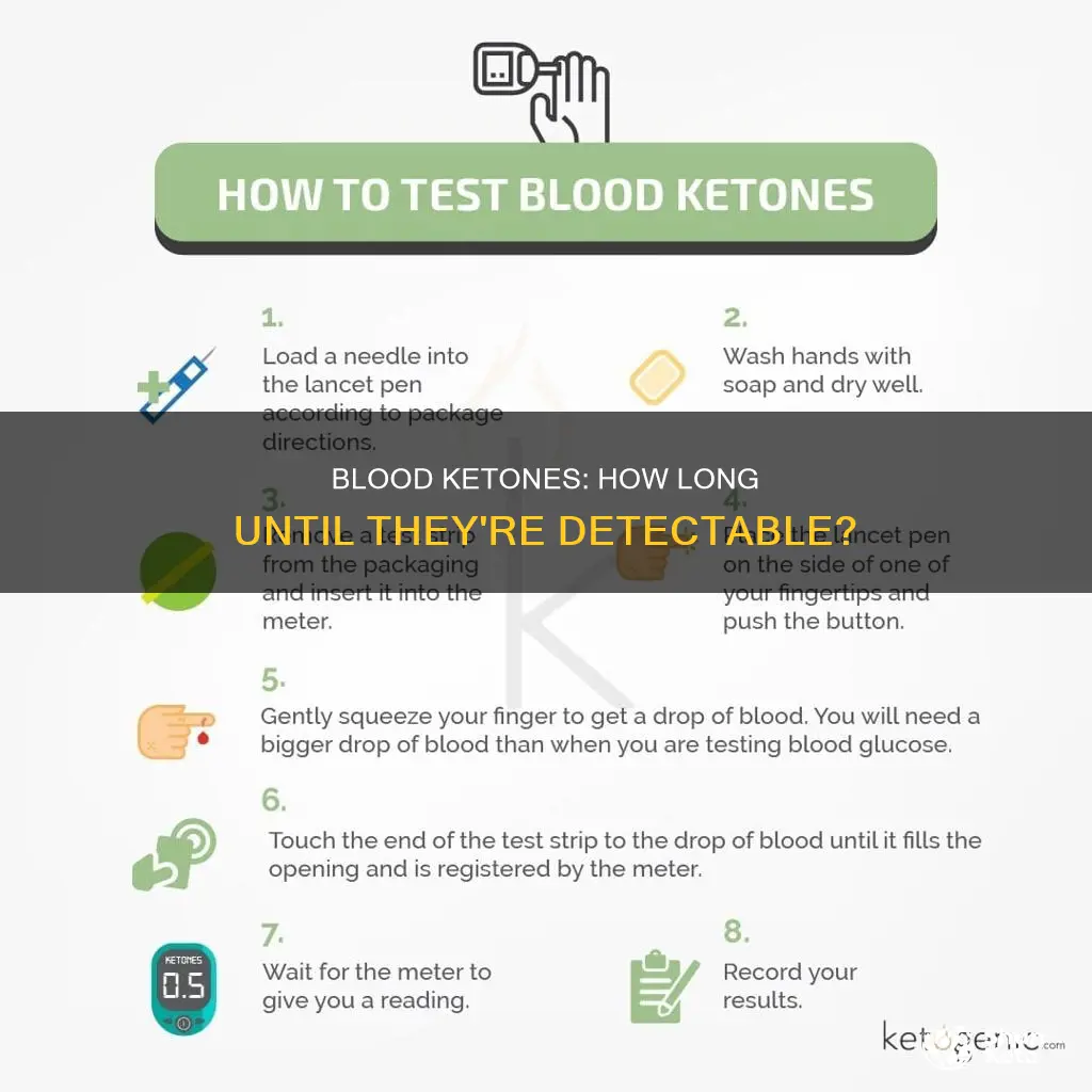 how long doing keto before seeing ketones in blood