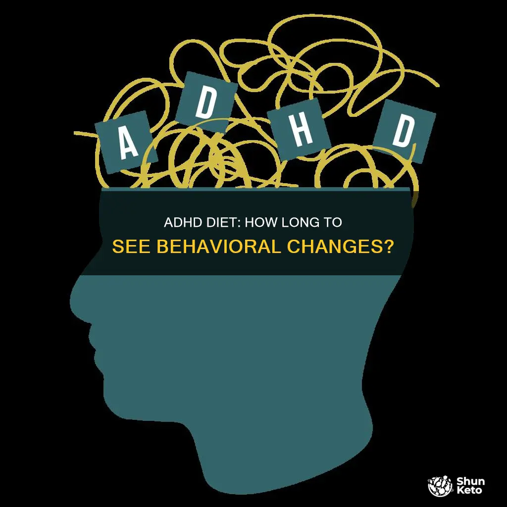 how long for adhd diet to change behavior