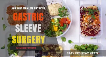 Clear Diet Guidelines Post-Gastric Sleeve Surgery