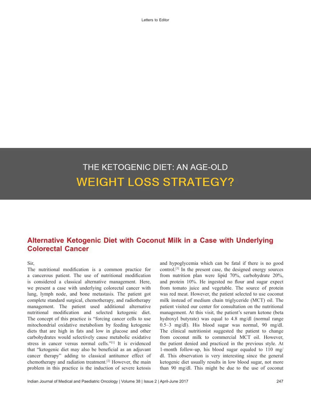 how long has the ketogenic diet been around
