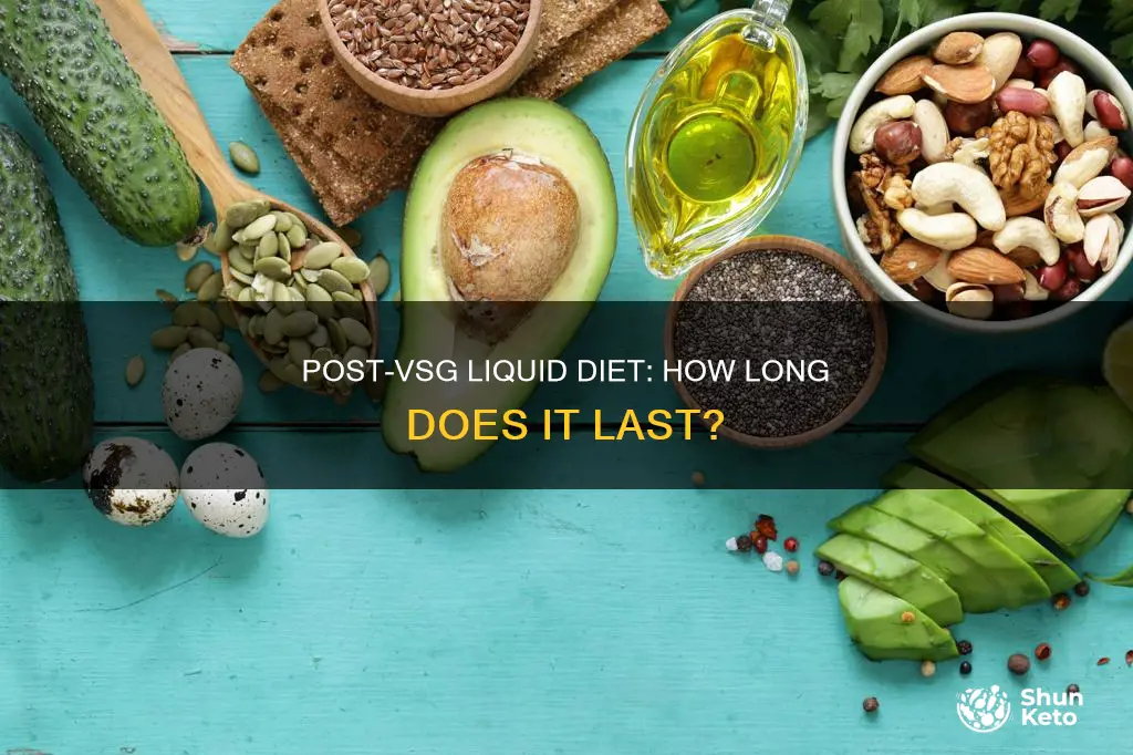 how long is the liquid diet after vsg
