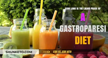 Liquid Diet Phase for Gastroparesis: How Long?