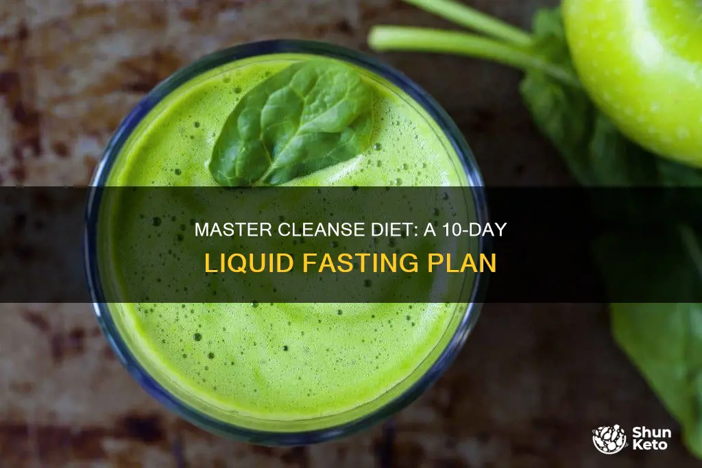 how long is the master cleanse diet