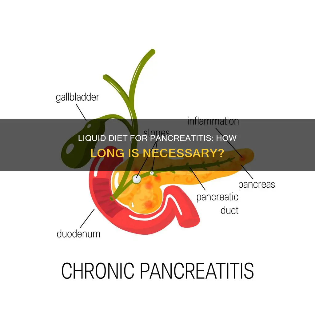 how long liquid diet pancreatitis
