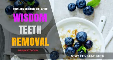 Liquid Diet Duration Post Wisdom Teeth Extraction