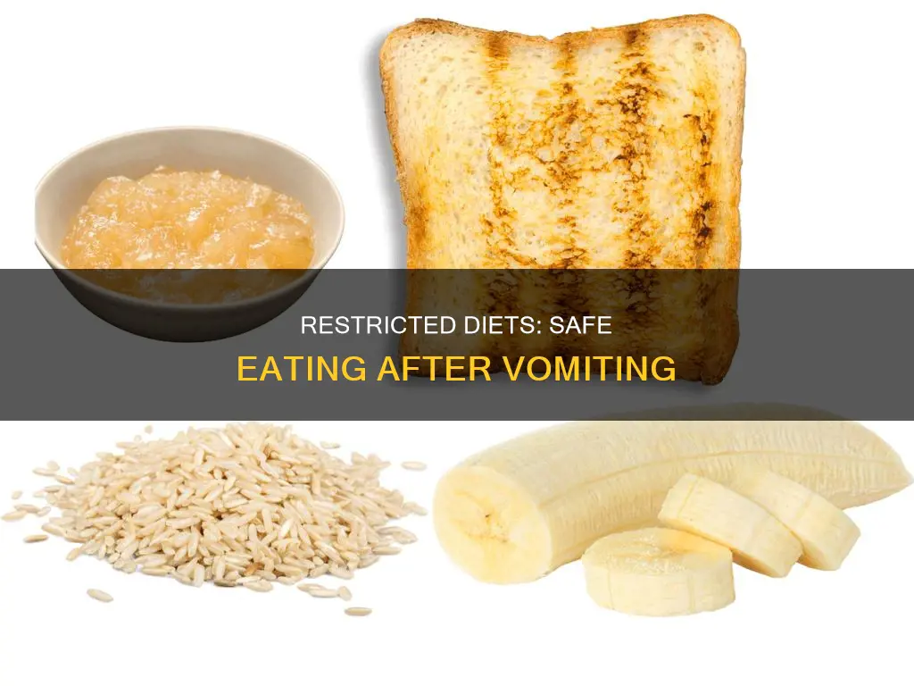 how long on restricted diet after vomit