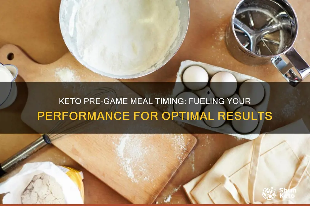 how long should i eat before a game keto